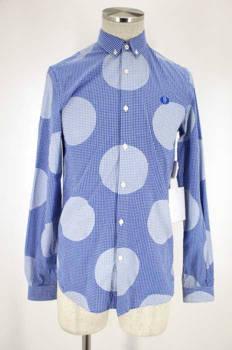 FRED PERRY （フレッドペリー） Polka Gingham L/S Shirt チェックシャツ メンズ トップス