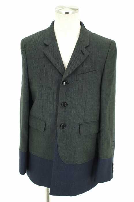 COMME des GARCONS HOMME PLUS (コムデギャルソンオムプリュス) AD2000 ウール混3Bテーラードジャケット メンズ アウター