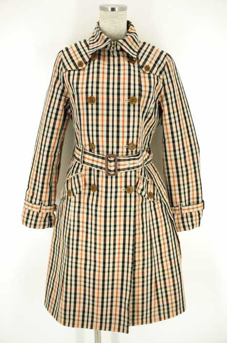 DAKS LONDON(ダックスロンドン) チェック柄トレンチコート レディース アウター