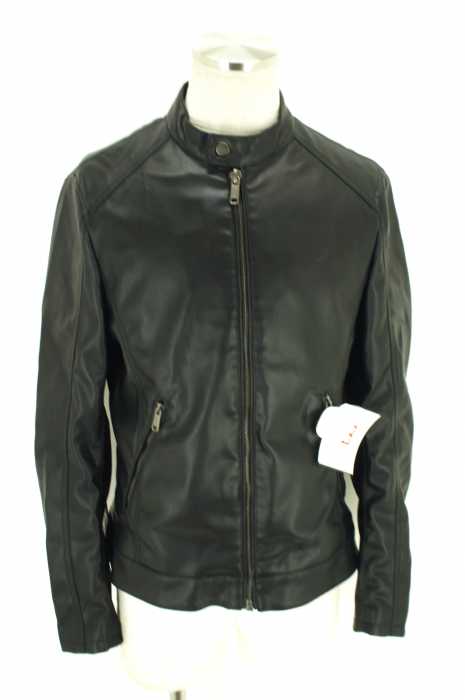 ZARA MAN (ザラマン) フェイクレザージャケット メンズ アウター