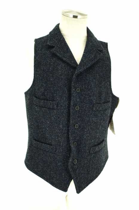 NIGEL CABOURN × Harris Tweed (ナイジェルケーボン × ハリス ツイード) MALLORY VEST ウールジレベスト メンズ トップス