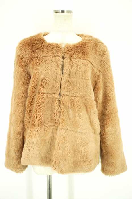BERSHKA （ベルシュカ） ノーカラーファー レディース アウター