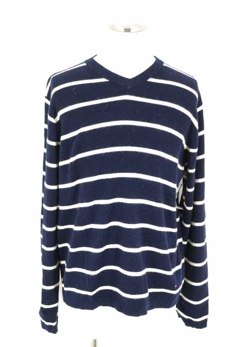 TOMMY HILFIGER （トミーヒルフィガー） ボーダーニットセーター メンズ トップス