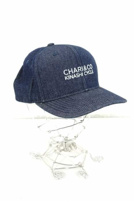 KINASHI CYCLE × override × CHARI&CO(キナシサイクル オーバーライド チャリアンドコー) デニムキャップ メンズ 帽子