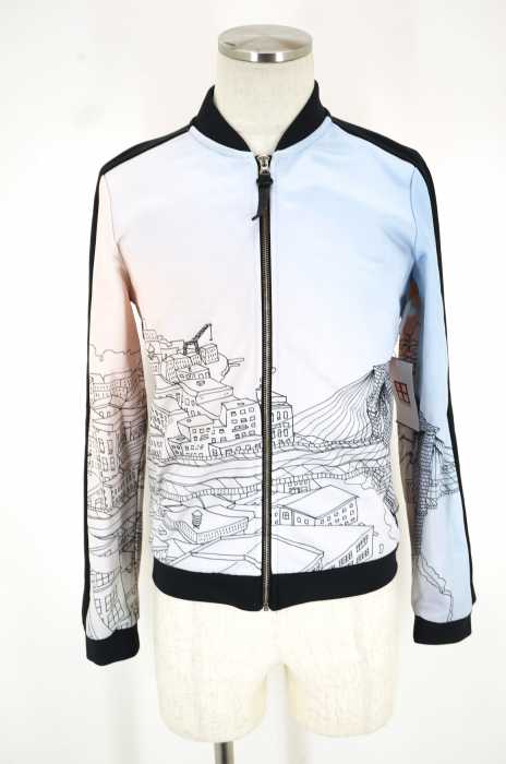 PUMA×SOPHIA CHANG (プーマ ソフィアチャン) Wind Jacket グラデーション総柄トラックジャケット レディース アウター