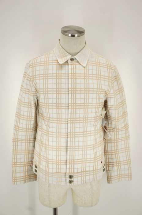 BURBERRY BLACK LABEL (バーバリーブラックレーベル) チェック柄スタンドジャケット メンズ アウター