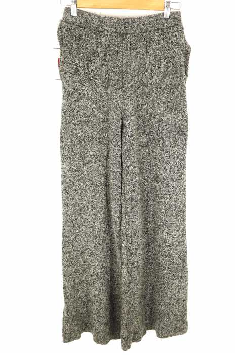 6（ROKU） BEAUTY＆YOUTH UNITED ARROWS（ロクビューティーアンドユースユナイテッドアローズ） RIB KNIT WIDE PANTS ワイドパンツ レディース パンツ