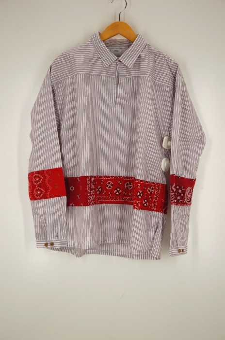 VISVIM(ビズビム) KERCHIEF BORDER TUNIC SHIRT メンズ トップス