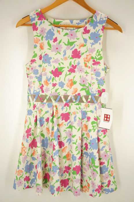 Merry Jenny メリージェニー ウエストシースルー花柄ノースリーブワンピース レディース ワンピース ブランド古着買取販売バズストア