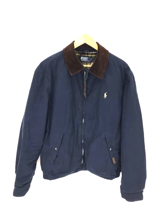 Polo by RALPH LAUREN（ポロバイラルフローレン） 中綿入り コーデュロイ襟 ハリントンジャケット メンズ アウター