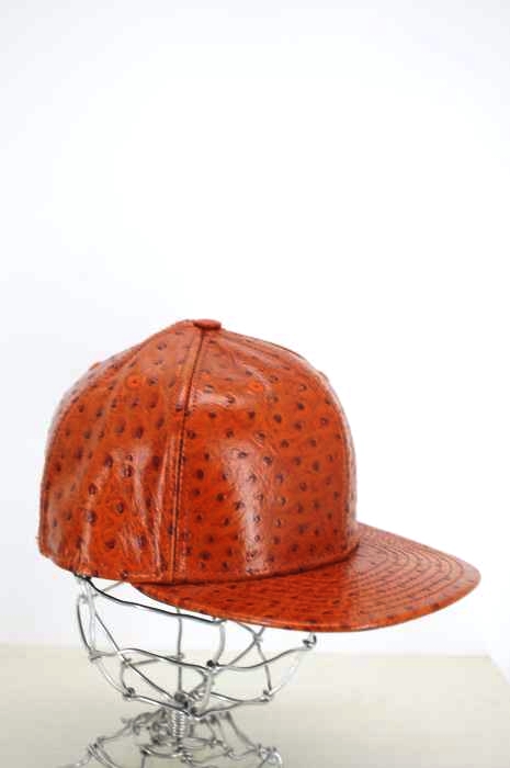 【限定品】ニューエラ × ジェレミースコット オーストリッチレザー キャップ 限定品】ニューエラ × ジェレミースコット オーストリッチレザー