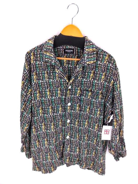 MISSONI（ミッソーニ） 総柄オープンカラーシャツ メンズ トップス
