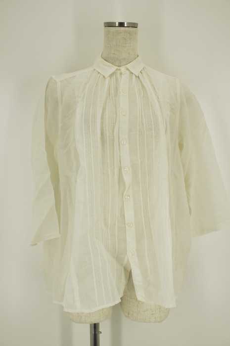 NATURAL LAUNDRY （ナチュラルランドリー） リネン混ブラウス レディース トップス