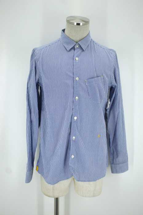 FRAPBOIS(フラボア) 14SS ストライプ柄 ライムシャツ メンズ トップス