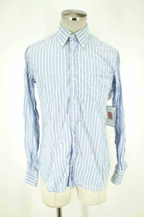 GAMBERT CUSTOM SHIRTS　(ギャンバート カスタム シャツ) ストライプボタンダウンシャツ メンズ トップス