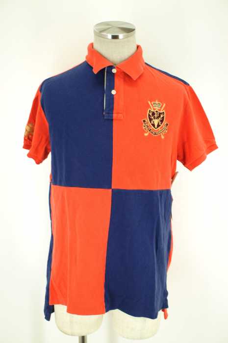 Polo by RALPH LAUREN （ポロバイラルフローレン） CUSTOM　FIT　刺繍半袖ポロシャツ メンズ トップス