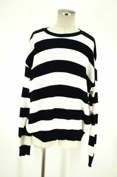 Rags MCGREGOR (ラグスマックレガー) CREW NECK BORDER KNIT SWEATER ニット メンズ トップス