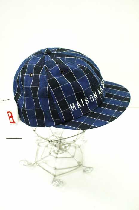 MAISON KITSUNE　メゾンキツネ （メゾンキツネ） チェック柄 メンズ 帽子