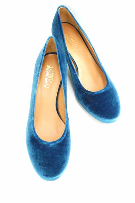 rebecca balducci （レベッカバルドゥッチ） VELLUTO BLUETTE　ベルベットパンプス レディース シューズ