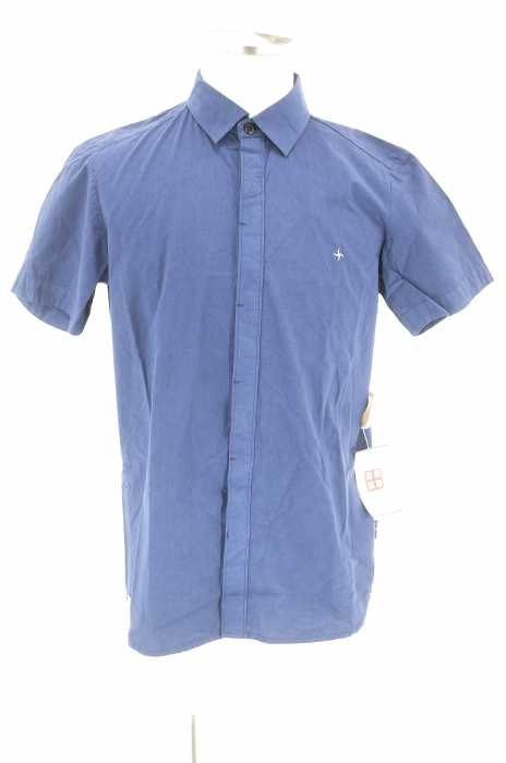 STONE ISLAND （ストーンアイランド） Slim Fit　半袖比翼シャツ メンズ トップス