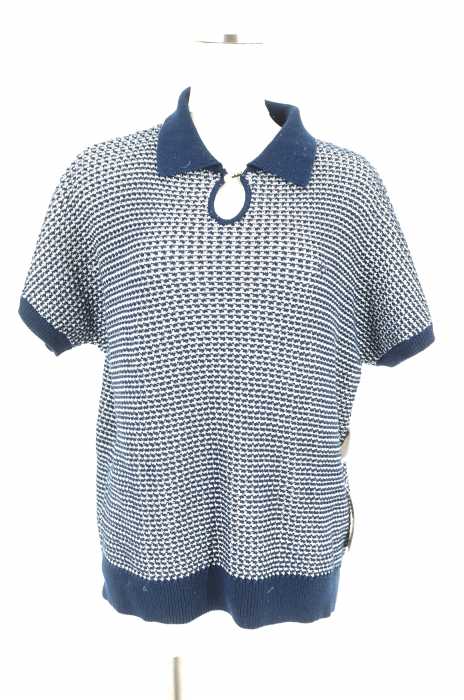 FRED PERRY （フレッドペリー） Keyhole Knitted Shirt　ニットポロシャツ レディース トップス
