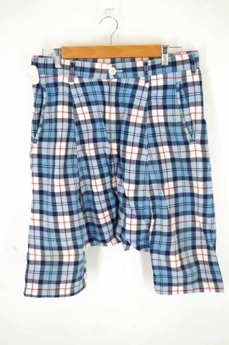 COMME des GARCONS HOMME PLUS （コムデギャルソンオムプリュス） Random Collage期 パイピングポケットチェックサルエルパンツ メンズ パンツ