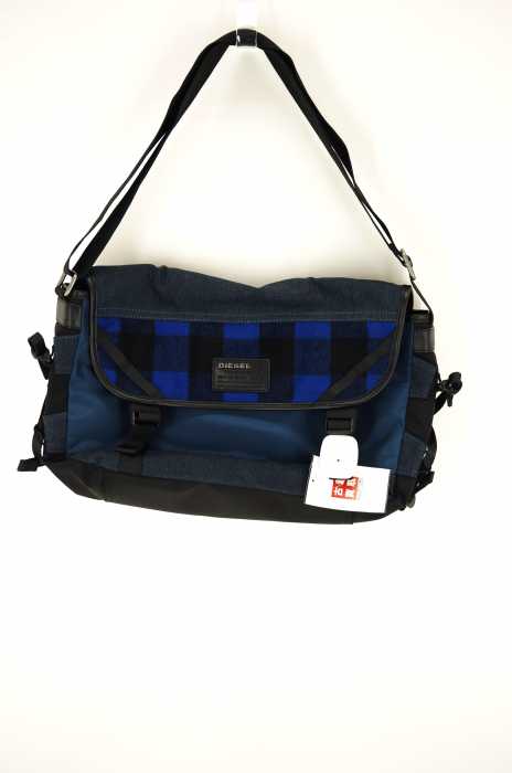 DIESEL （ディーゼル） デニム切替メッセンジャーバッグ メンズ バッグ