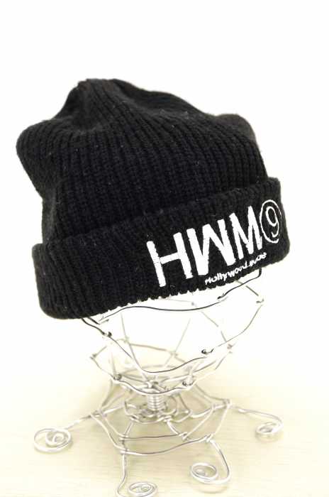HOLLYWOOD MADE(ハリウッドメイド) 刺繍アクリルニットキャップ レディース 帽子