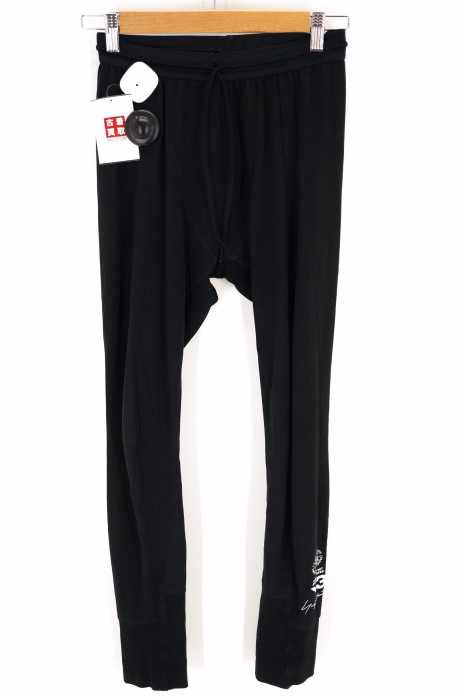 Y-3 (ワイスリー) CLIMA LONG JOHNS 裾ロゴプリントレギンスパンツ メンズ パンツ