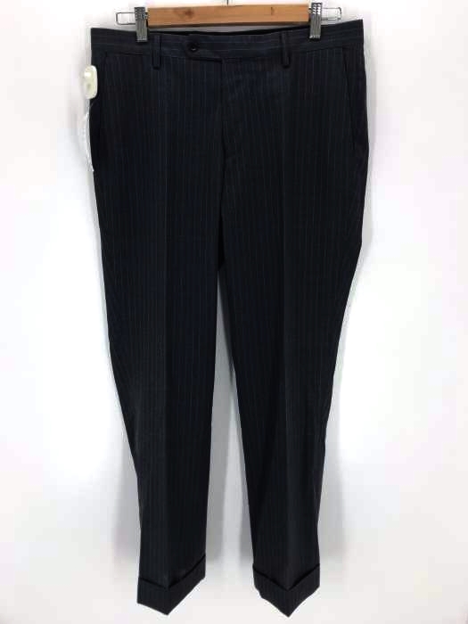 UNITED ARROWS green label relaxing（ユナイテッドアローズグリーンレーベルリラクシング） STRONAチョークストライプスリムノープリーツパンツ メンズ パンツ
