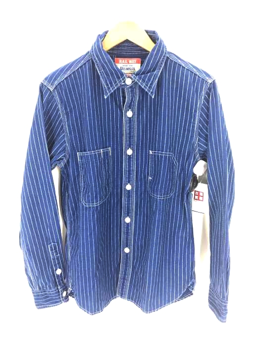 UES（ウエス） WABASH STRIPE WORK SHIRT メンズ トップス