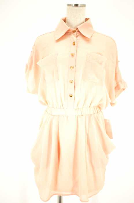CECIL McBEE （セシルマクビー） プルオーバーシャツワンピース レディース ワンピース