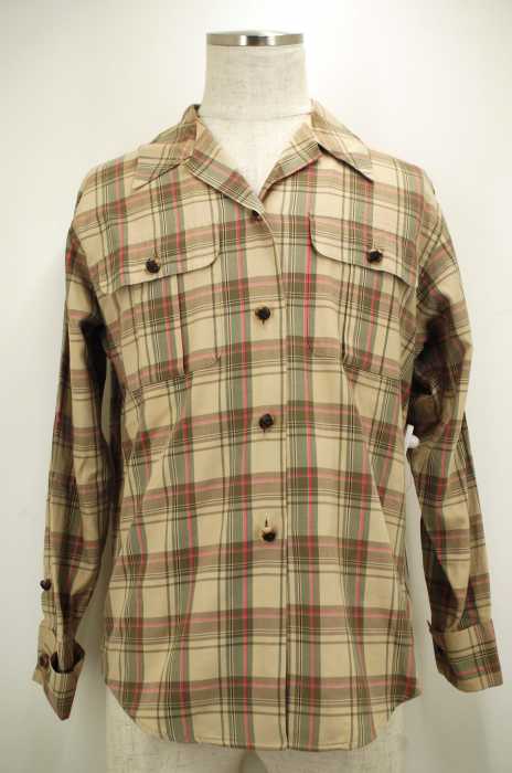 RALPH LAUREN (ラルフローレン) オープンカラーチェックボタンシャツ レディース トップス