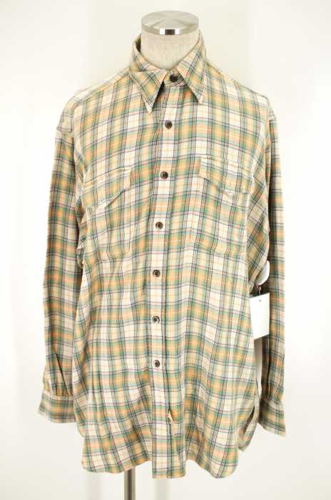 RRL RALPH LAUREN (ダブルアールエル ラルフローレン) チェック柄コットンネルシャツ メンズ トップス