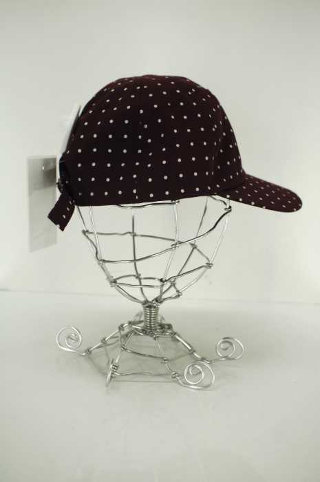 UNUSED （アンユーズド） 13AW シルク混ドット柄キャップ メンズ 帽子