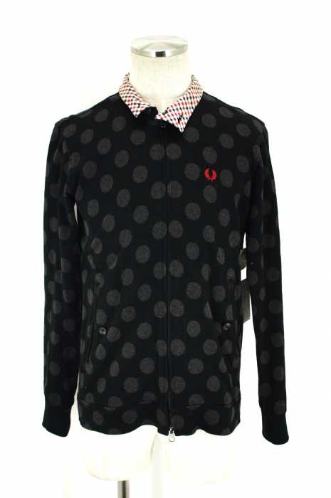 FRED PERRY （フレッドペリー） ハリントンニット水玉ジャケット メンズ アウター