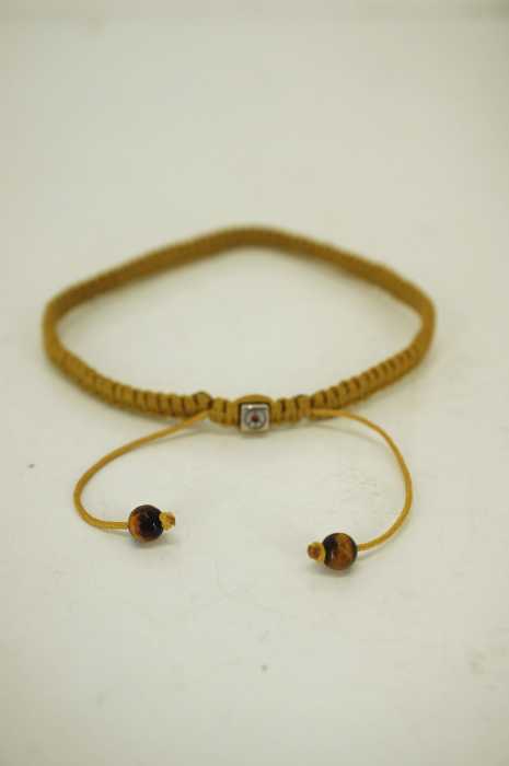 LOVE N' PEACE N' ROCK N' ROLL FRIEND SHIP ANKLET OCHER CORD メンズ アクセサリー