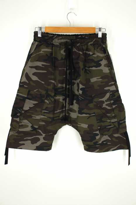 Danke Schon （ダンケシェーン） Parachute Sarouel Pants カモ柄ショートパンツ メンズ パンツ