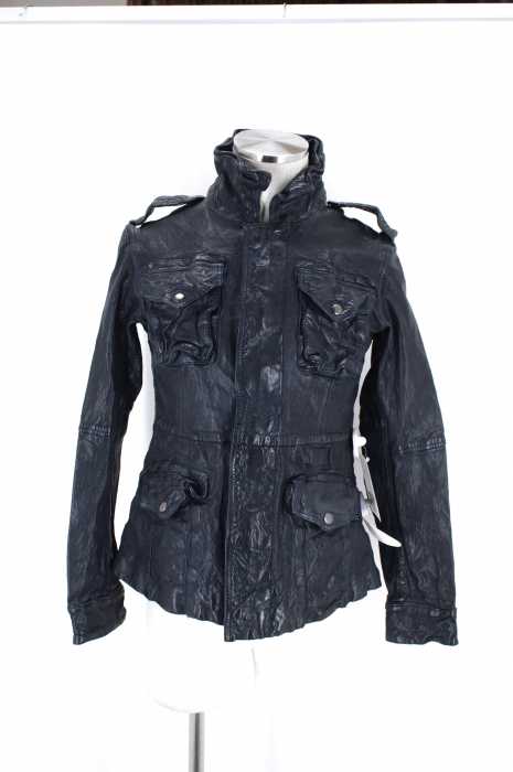 Cathy Jane(キャシージェーン) シープレザーシュリンク M-65 メンズ アウター