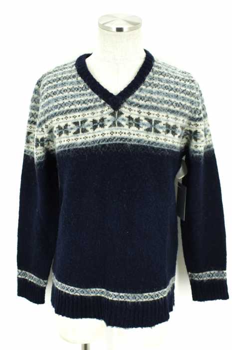 URBAN RESEARCH （アーバンリサーチ） ノルディックVネックニットセーター メンズ トップス