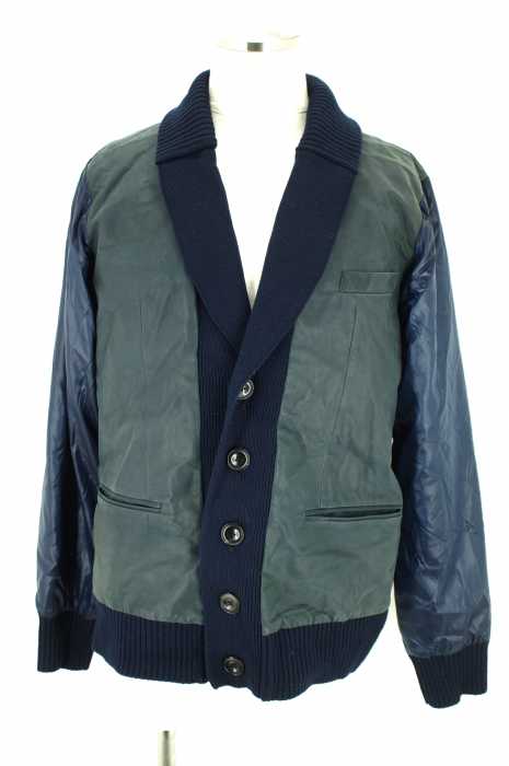 Paul Smith （ポールスミス） 羊革 ラムレザー 中綿　ニットジャケット メンズ アウター