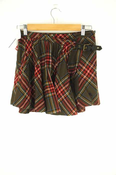 BURBERRY BLUE LABEL （バーバリーブルーレーベル） チェック柄プリーツフレアスカート レディース スカート