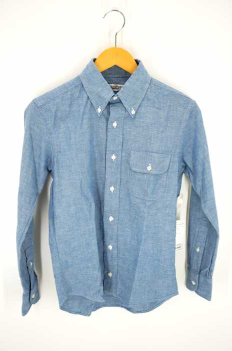 individualized shirts （インディヴィジュアライズドシャツ） シャンブレー長袖ポケットシャツ メンズ トップス