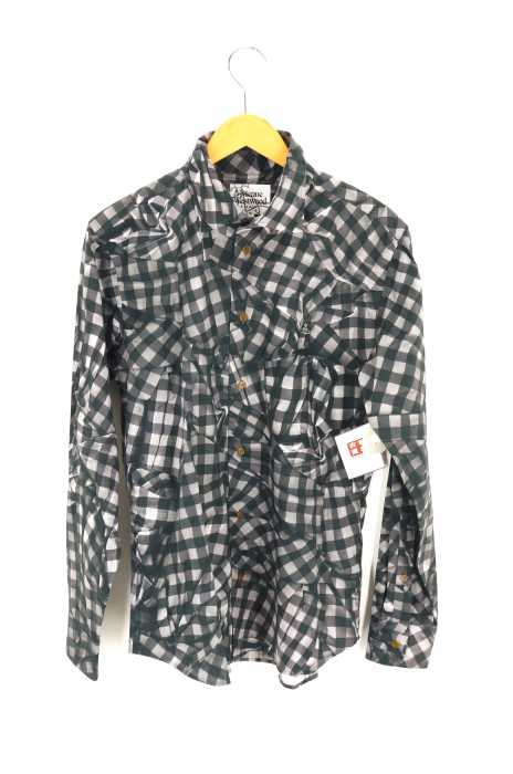 Vivienne Westwood MAN（ヴィヴィアンウエストウッドマン） オーブ刺繍チェックシャツ メンズ トップス