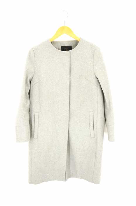 Nano Universe ナノユニバース ウールノーカラーコート レディース アウター ブランド古着買取販売バズストア