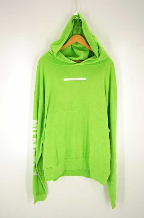 ILA SWIM × QALB（イーラスウィム カルブ） 19SS Pile Hoodie 袖プリントパイルプルオーバーパーカー メンズ トップス