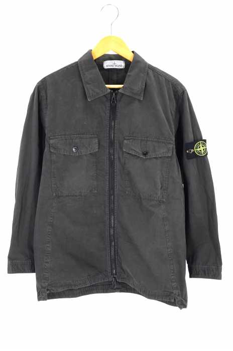 STONE ISLAND （ストーンアイランド） ウォッシュ加工 袖ロゴパッチ メンズ アウター