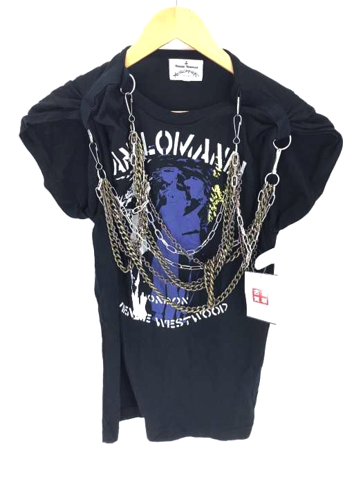 Vivienne Westwood ANGLOMANIA（ヴィヴィアンウエストウッド アングロマニア） チェーンプリント半袖カットソー レディース トップス