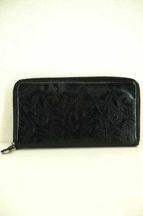 LIMI feu （リミフゥ） ペイズリーラウンドジップウォレット 長財布 レディース ファッション雑貨