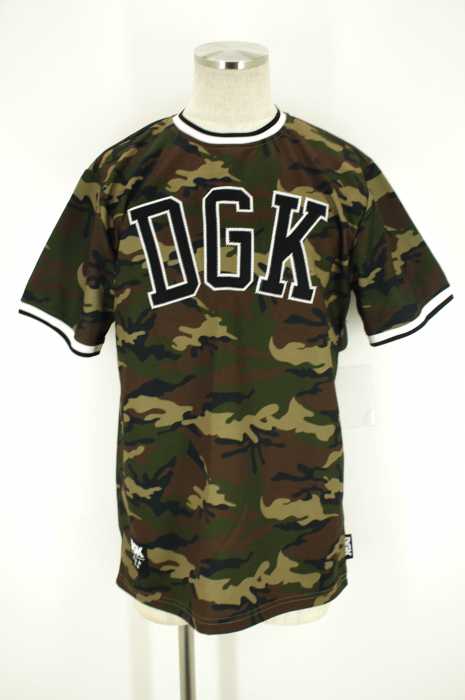 DGK （） カモ柄ナンバリング半袖カットソー メンズ トップス